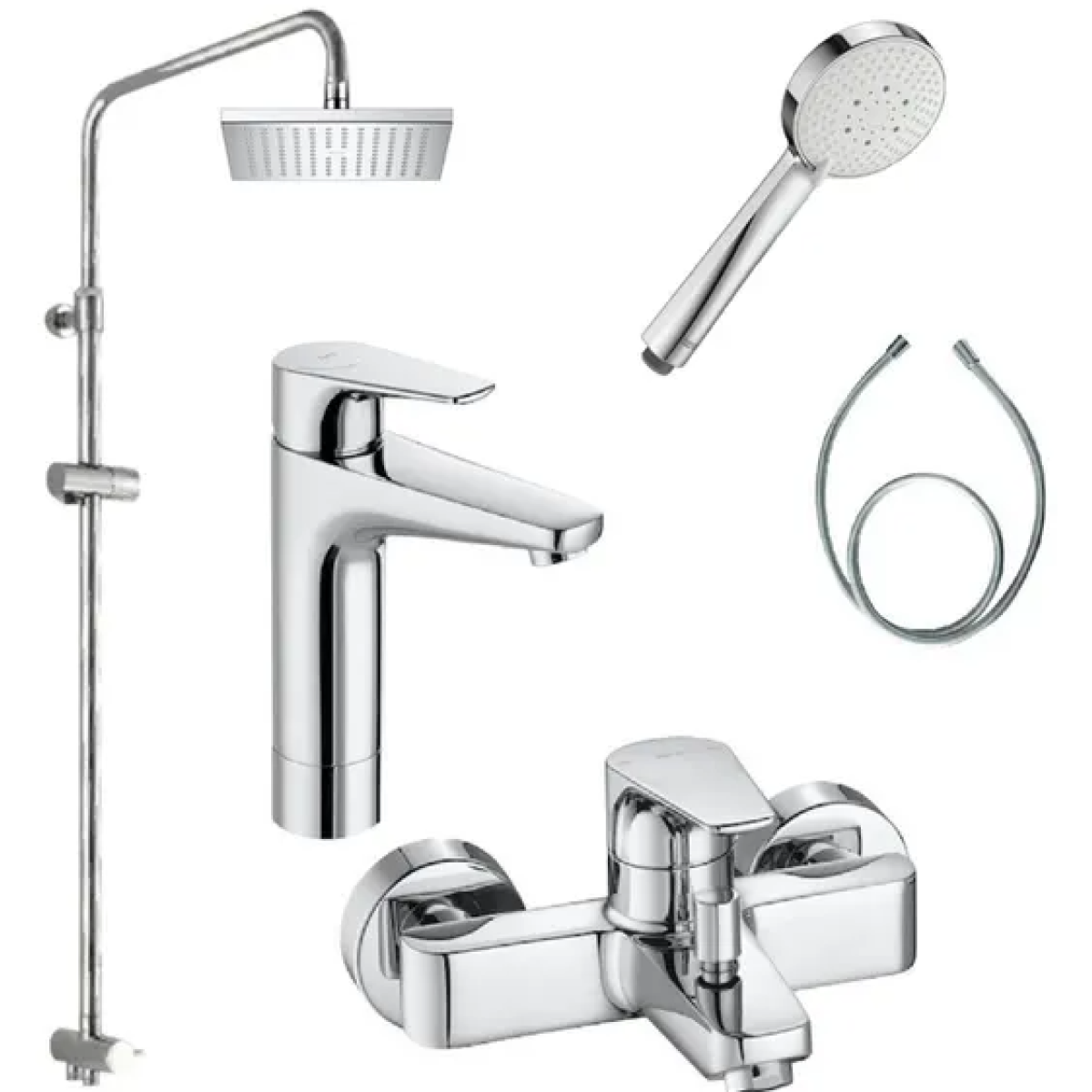 Roca Atlas D4: 1+4+6+7+8 龍頭套裝 (5A3090C0N+5A0290C0N+5B2350C00+AP00033100+5BG113C0N+5B2515C0N)